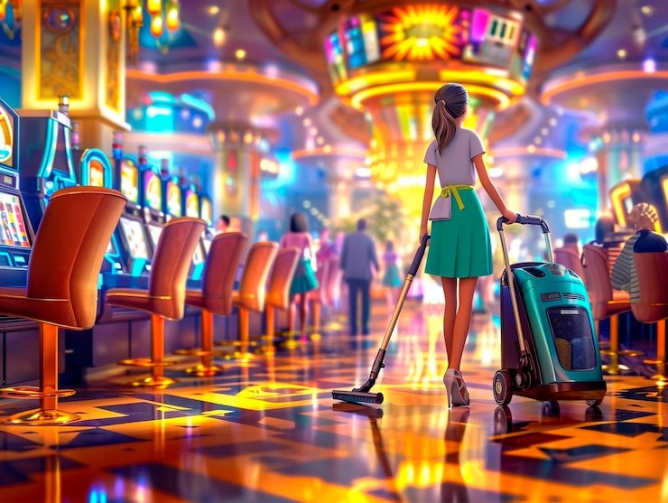 Gem Saviour slot game interface on yupitoto login showing five reels and gem symbols